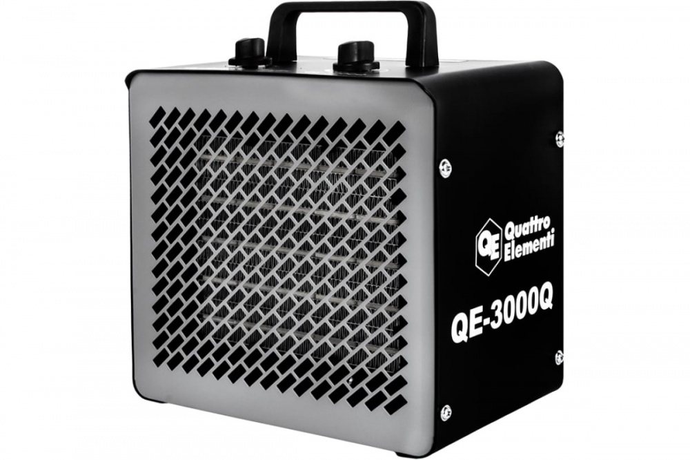 Нагреватель воздуха электрический керамический QUATTRO ELEMENTI QE-3000Q КУБ (1,5/3,0 кВт, 250 м.куб
