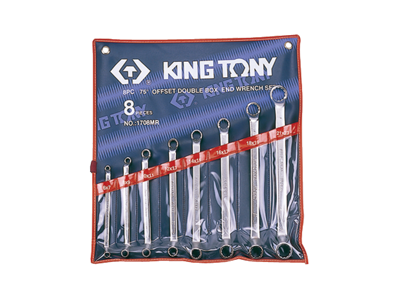 Набор ключей накидных 6-23 мм 8 предметов KING TONY