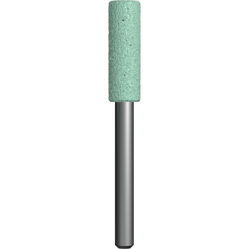 Шарошка абразивная, карбид кремния, цилиндрическая 10х32 мм, хвост 6 мм, блистер, Практика