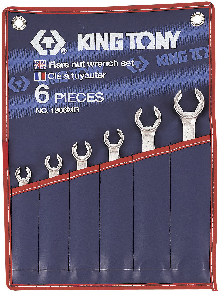 Набор ключей разрезных 8-22 мм 6 предметов KING TONY