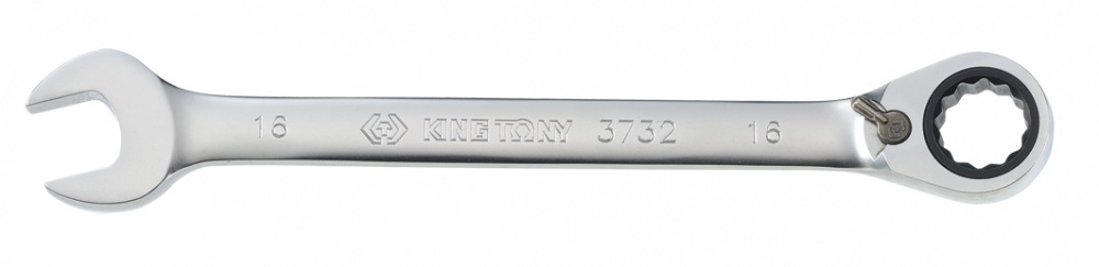 Ключ трещоточный комбинированный с флажком 14 мм KING TONY